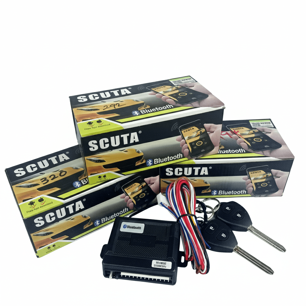 SCUTA Bluetooth Central Locking System - Universal Smart Door Lock Kit