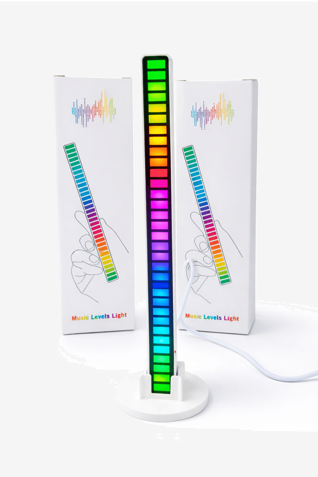 RGB Music Levels Light - USB Sound Reactive LED Bar