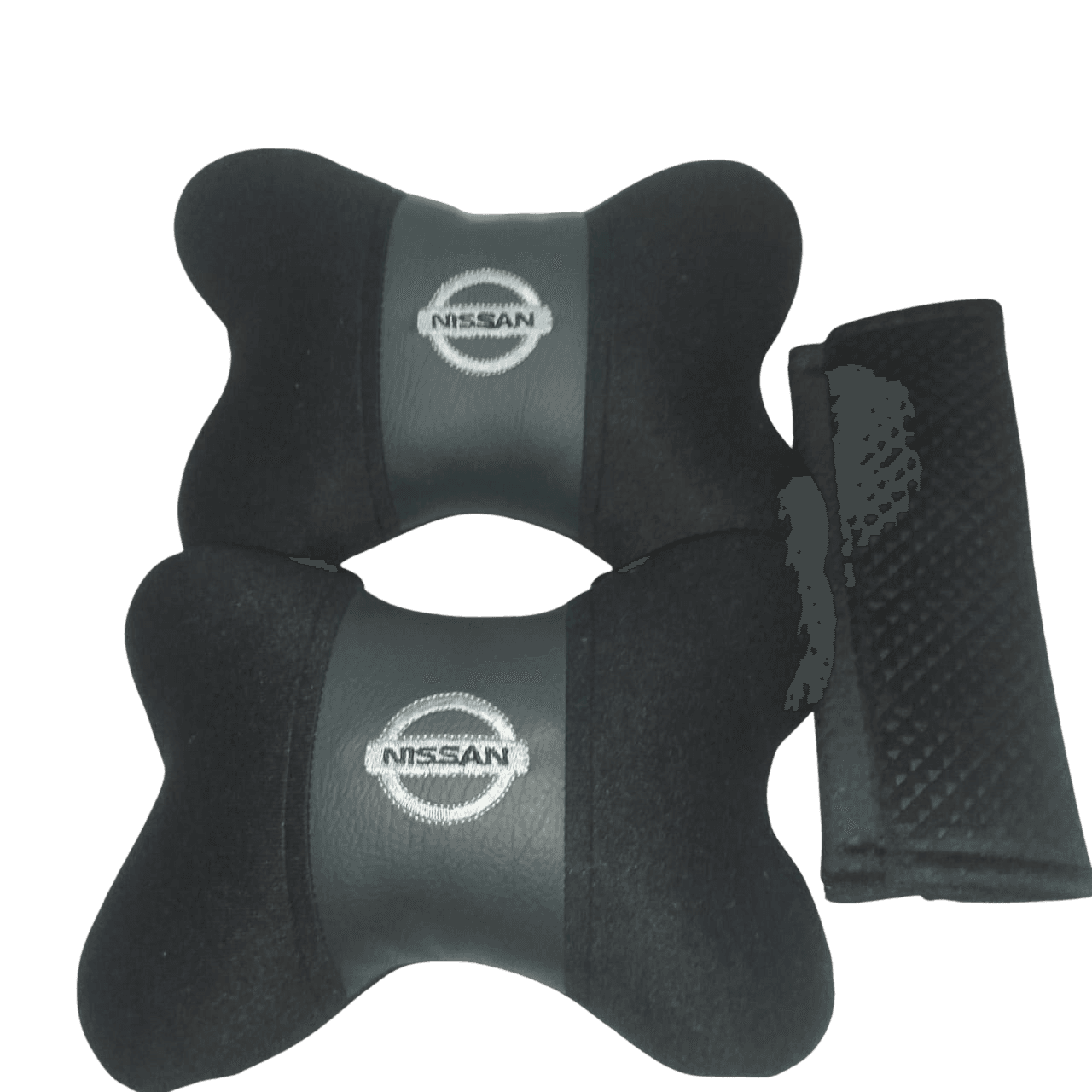 Car Neck Pillow (Pair) + Seat Belt Cover Set