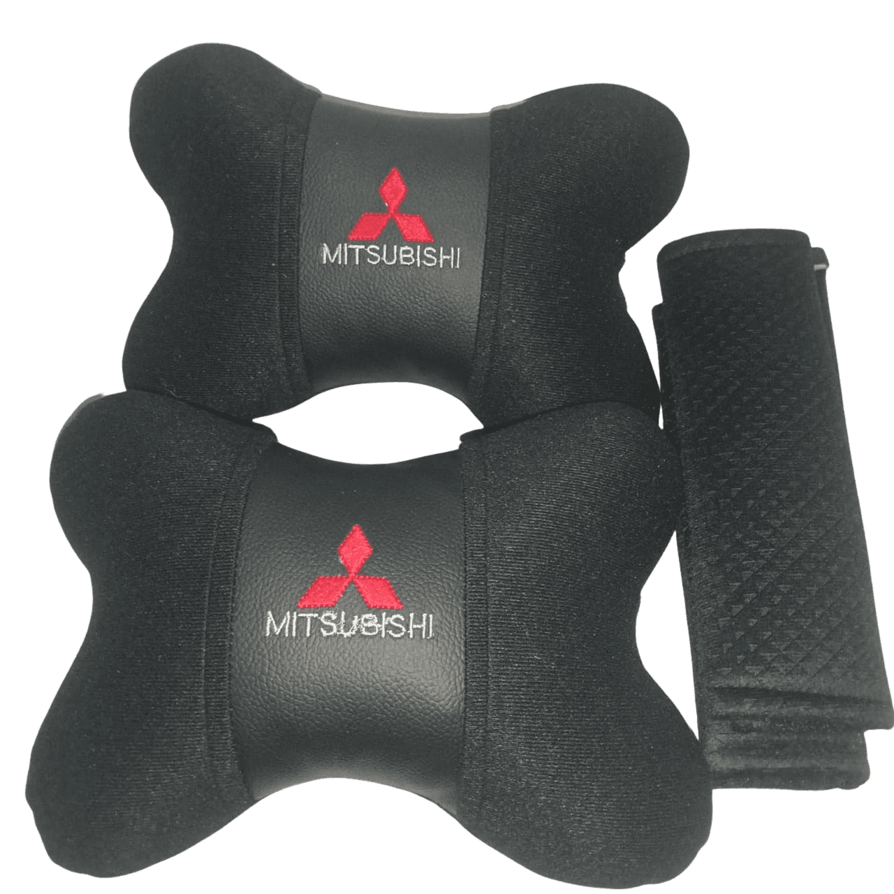Car Neck Pillow (Pair) + Seat Belt Cover Set