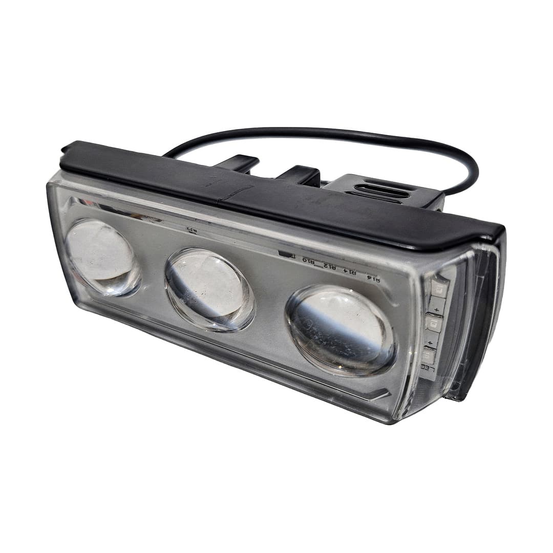 LED Spotlight  6 Mode metal /3 LED- (White / Yellow / Red & Blue)