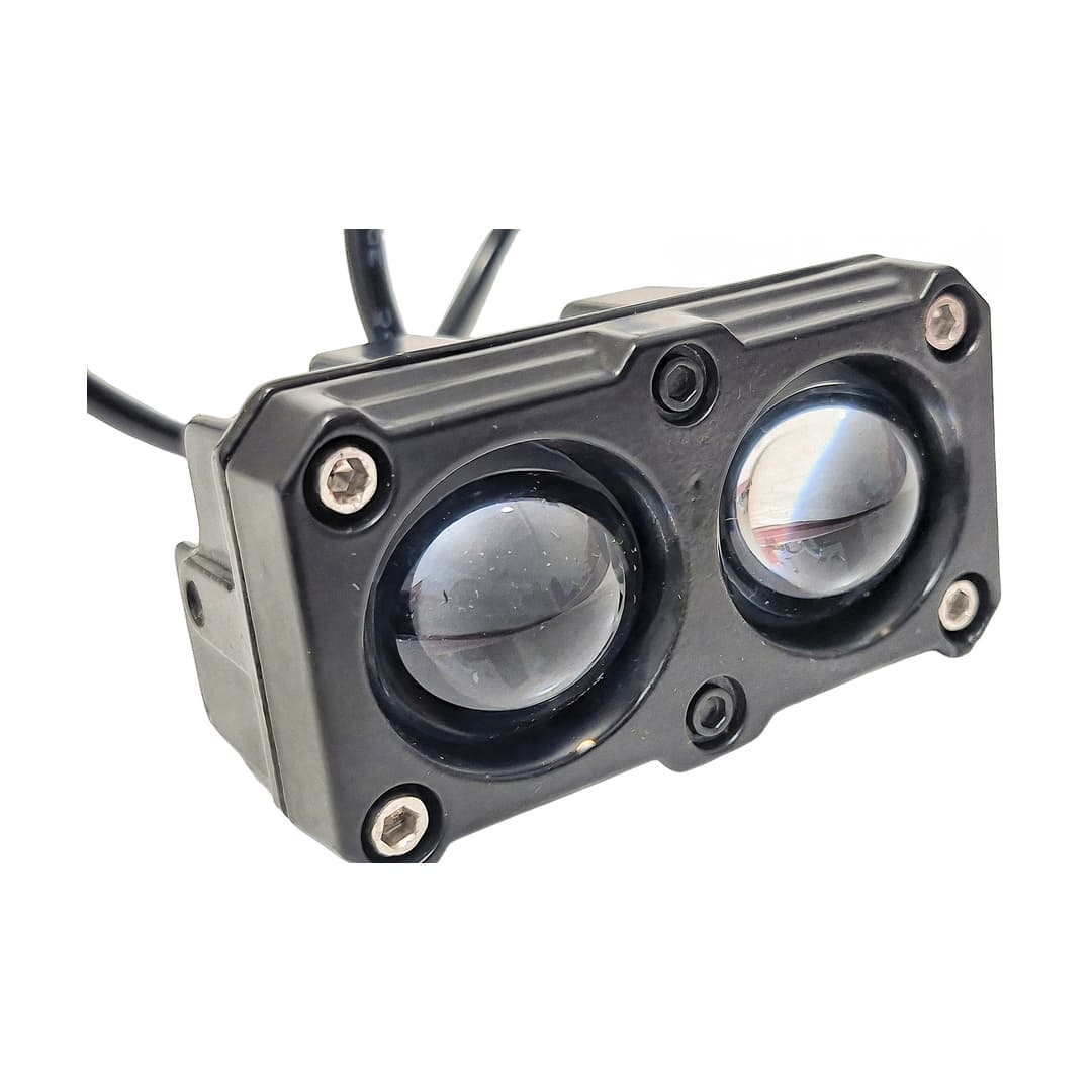 LED Spotlight  3 Mode metal /2 lens with cover