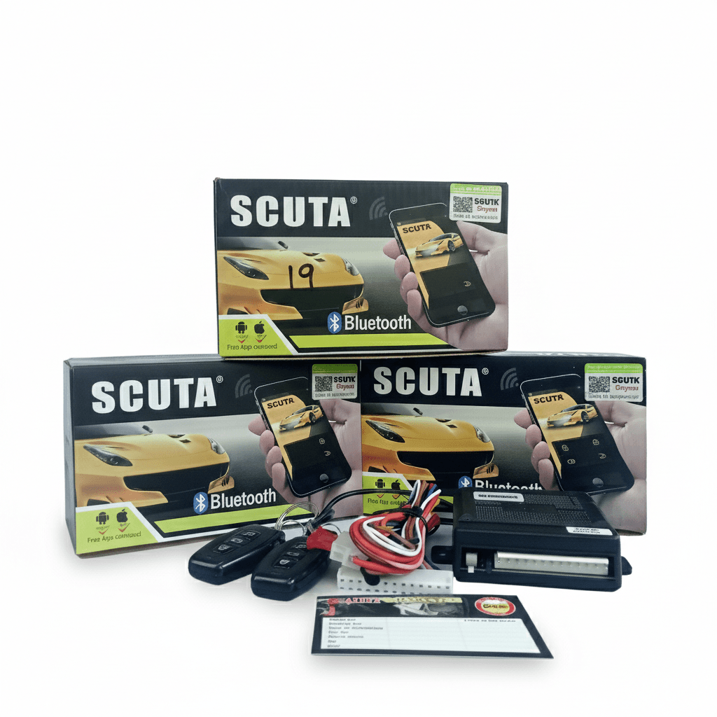 SCUTA Bluetooth Central Locking System - Universal Smart Door Lock Kit
