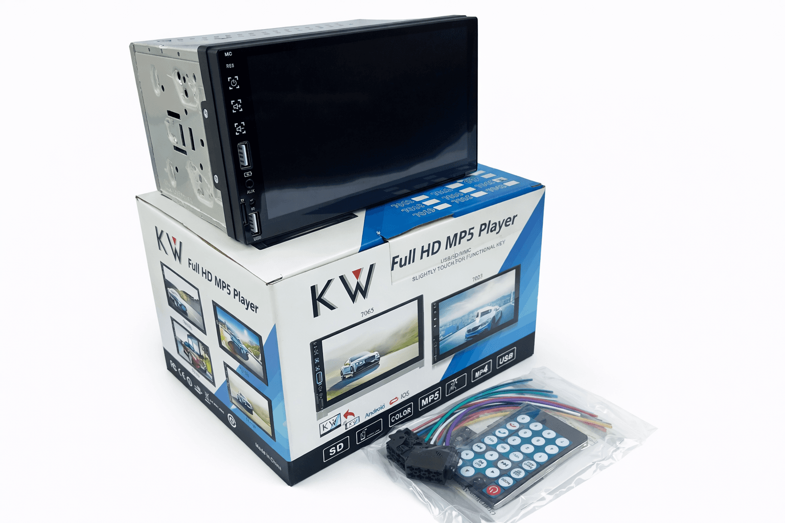 . Universal 7-Inch Full HD Multimedia MP5 Player - High-Resolution Entertainment