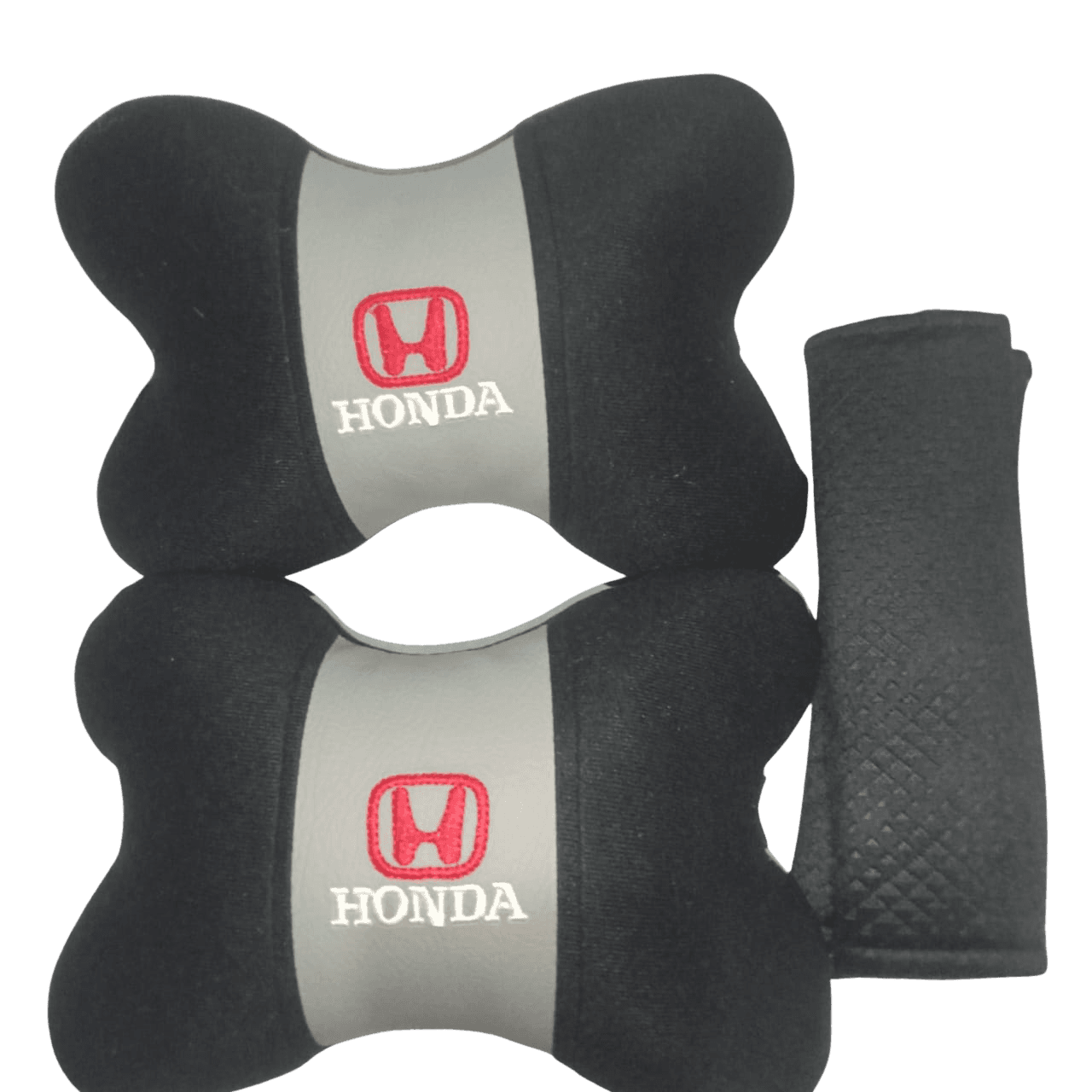 Car Neck Pillow (Pair) + Seat Belt Cover Set