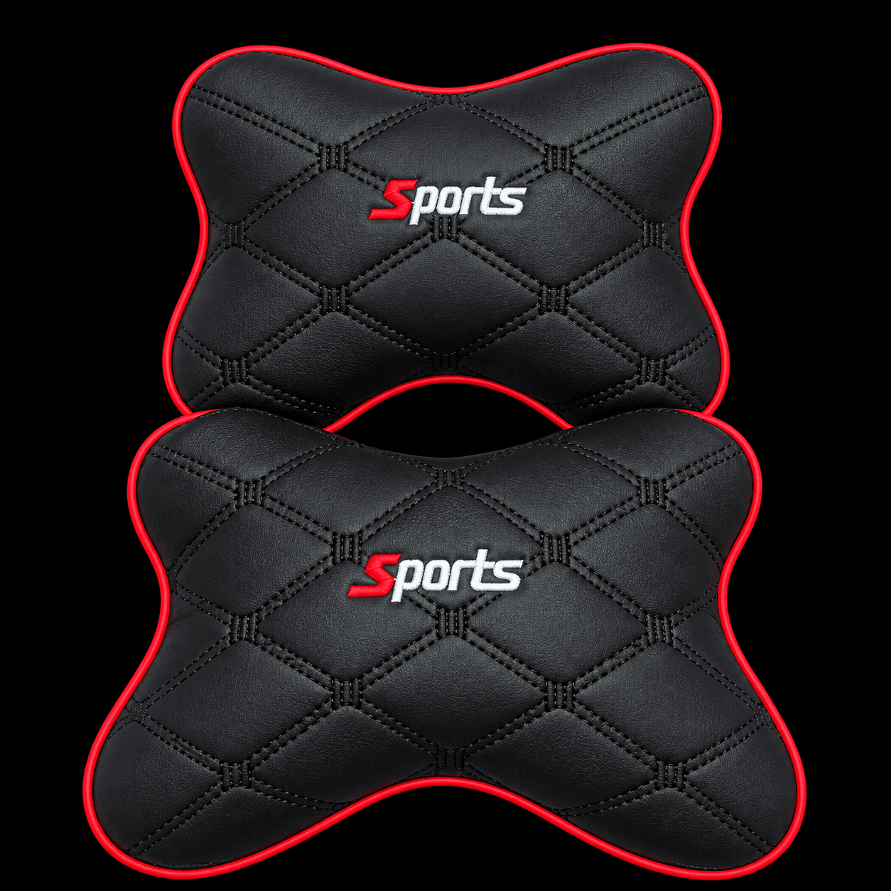 Car Neck Pillow (Pair) + Seat Belt Cover Set